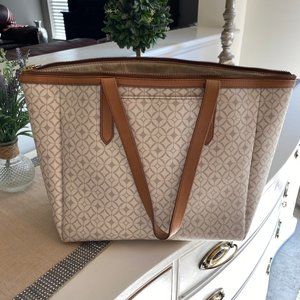Fossil Sydney Shopper Cream White